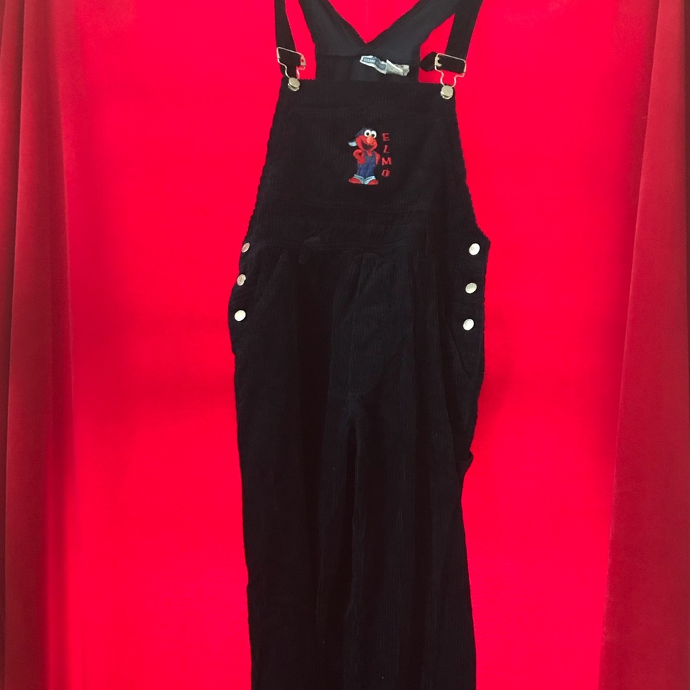 Vintage 90’s Unique Elmo Corduroy Overalls